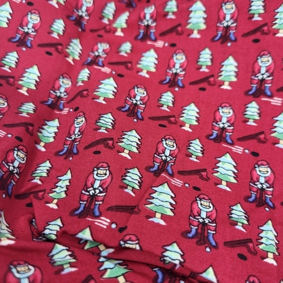 Vineyard Vines Men Small Boxer Santa Playing Golf Christmas New Cotton - Picture 5 of 7